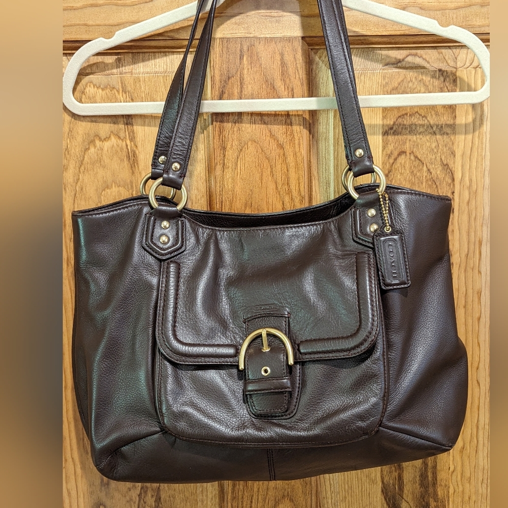 Coach Brown leather handbag